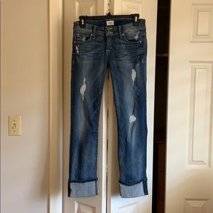Hudson Crop Ginny Boyfriend Jeans, size 26